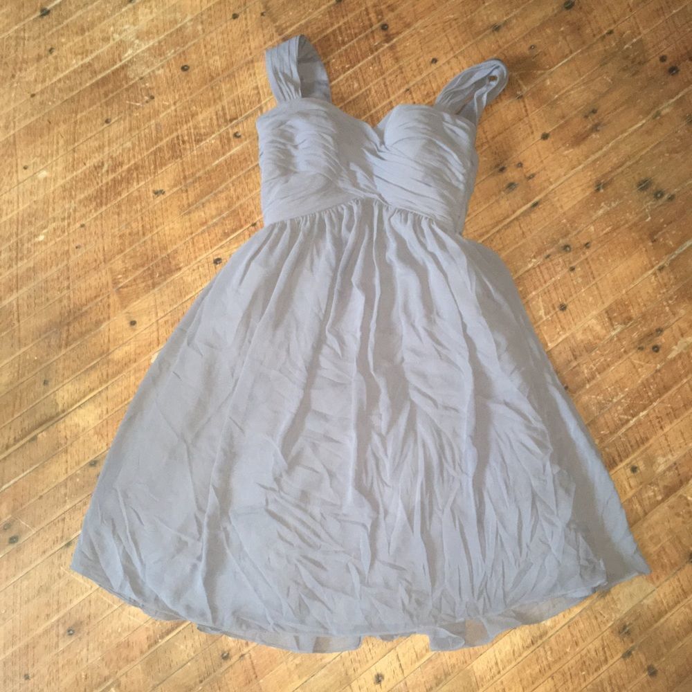 Bill Levkoff whimsical slate elevated basics black tie prom dress